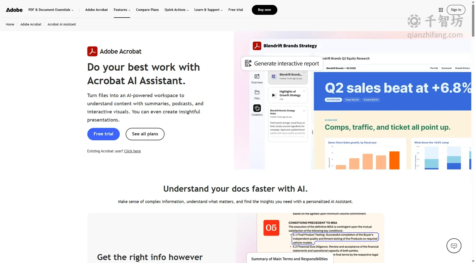 Acrobat AI Assistant
