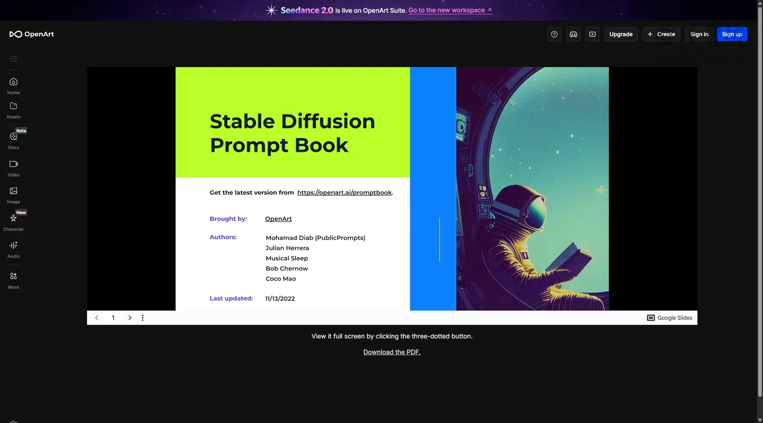 Stable Diffusion Prompt Book